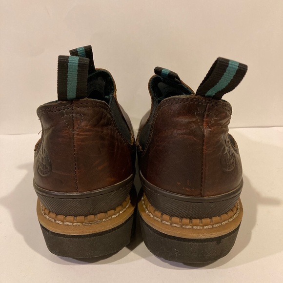 Georgia Boot Men’s Giant Romeo Brown Slip On Work Shoes Size 8 W - Picture 4 of 13